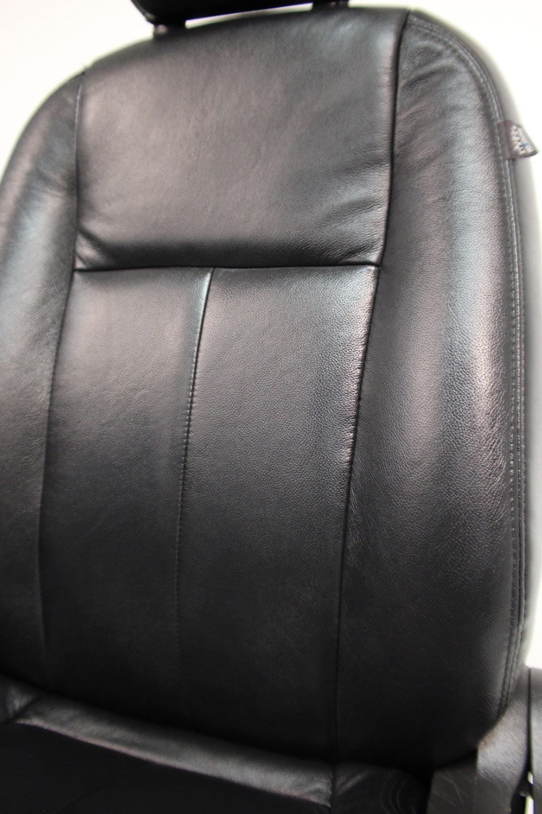 2015 - 2026 Ford Transit Front Seats, Black Leather w/ Heated Power Driver Seat