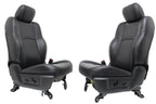 2009 - 2018 Dodge Ram Laramie Black Leather Heated & Cooled Front Seats