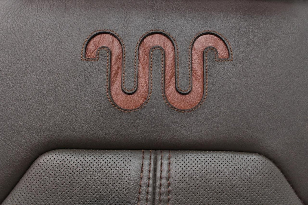 2015 - 2022 Ford F150 Super Duty Front Seats, King Ranch Java Brown Leather