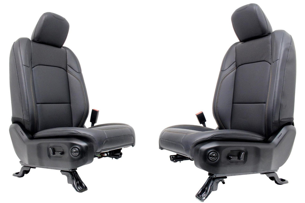 18-25 Jeep Wrangler JL Gladiator JT Heated Power Leather Seats Black NEW OEM