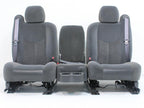 1999-2006 Sierra Silverado Front Seats, Dark Gray Cloth Split Bench w Jump Seat