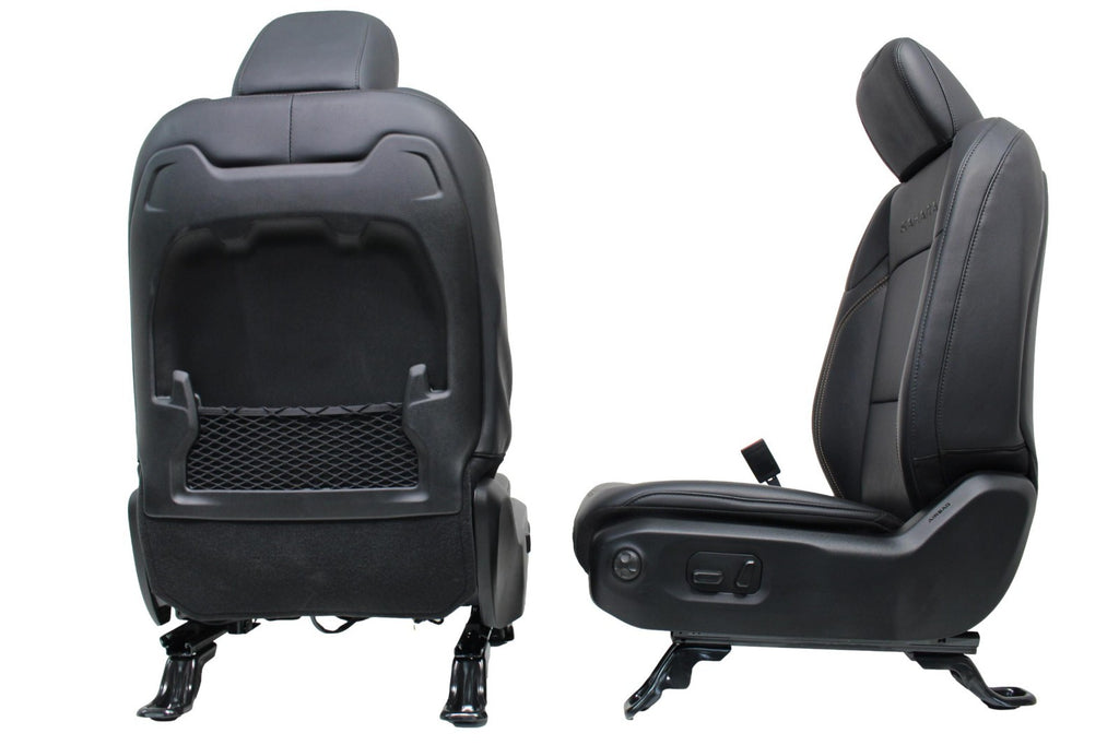 18-25 Jeep JT Gladiator JL Wrangler Seats Sahara Black Heated Leather ZERO MILES