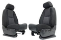 2007 - 2014 GM Silverado Tahoe Suburban Front Seats, LT Powered Black Cloth OEM