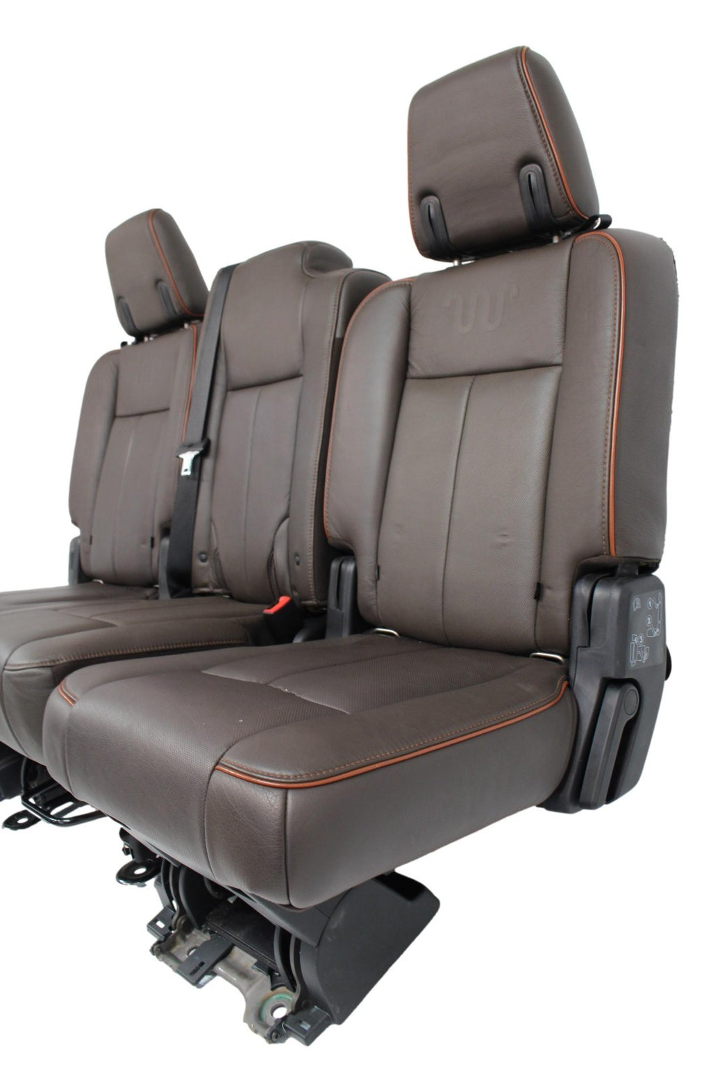 2015 - 2017 Ford Expedition King Ranch Seats 3 Row Set, Mesa Brown Leather OEM