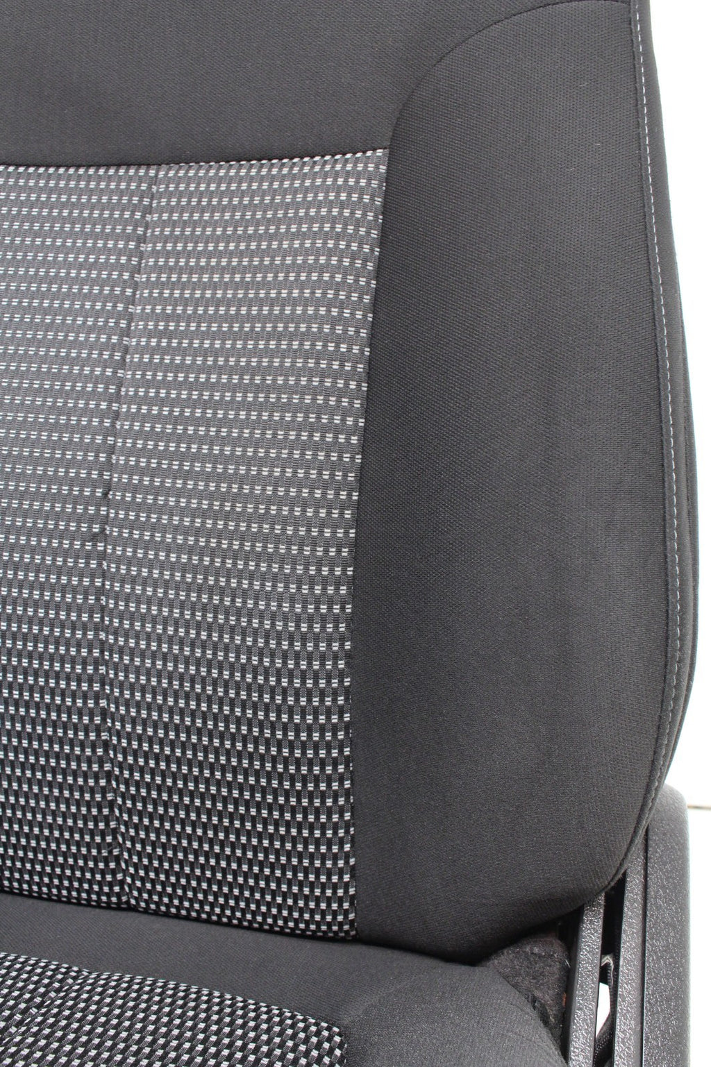 2009 - 2014 Ford F150 Front Seats, XL Black Gray Two-Tone Cloth, w/ Lumbar
