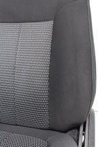 2009 - 2014 Ford F150 Front Seats, XL Black Gray Two-Tone Cloth, w/ Lumbar