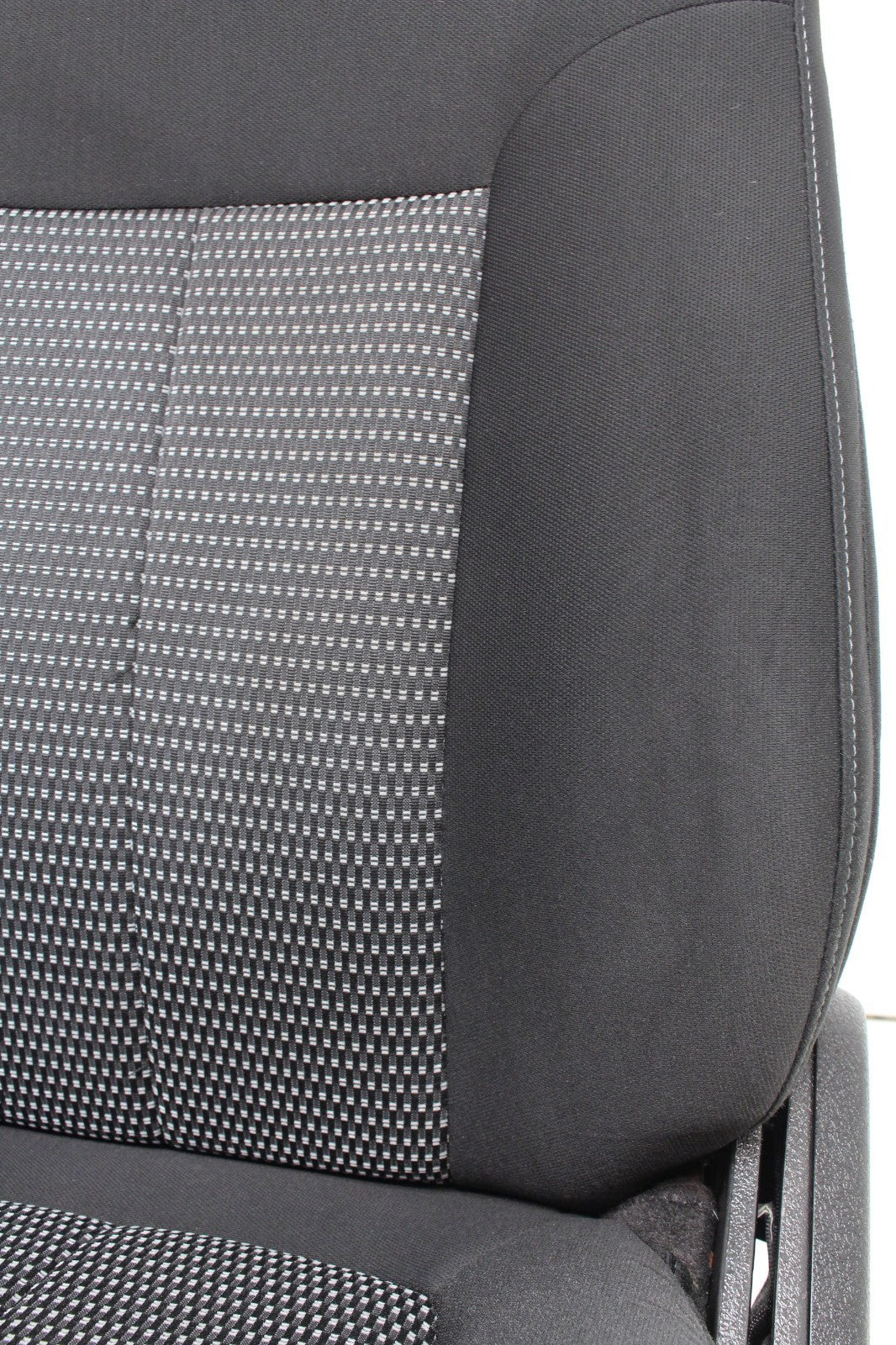 2009 - 2014 Ford F150 Front Seats, XL Black Gray Two-Tone Cloth, w/ Lumbar