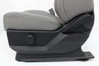 2015 - 2022 Ford F150 & Super Duty Front Seat Pair, All Cabs XL Earth Gray Vinyl