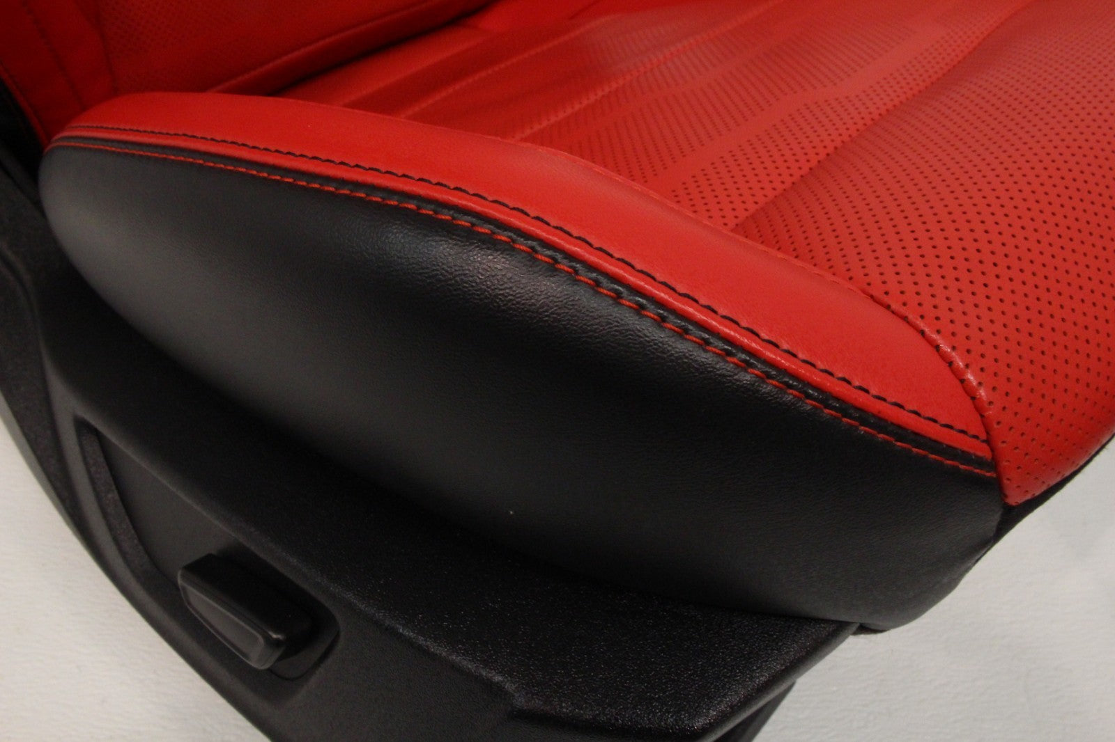 2015 - 2023 Ford Mustang Front Seats, GT Premium Coupe - Showstopper Red Leather