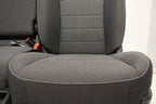 2019-2024 Ram Classic Front Seats, Diesel Gray Black Cloth, Manual w/ Jump Seat