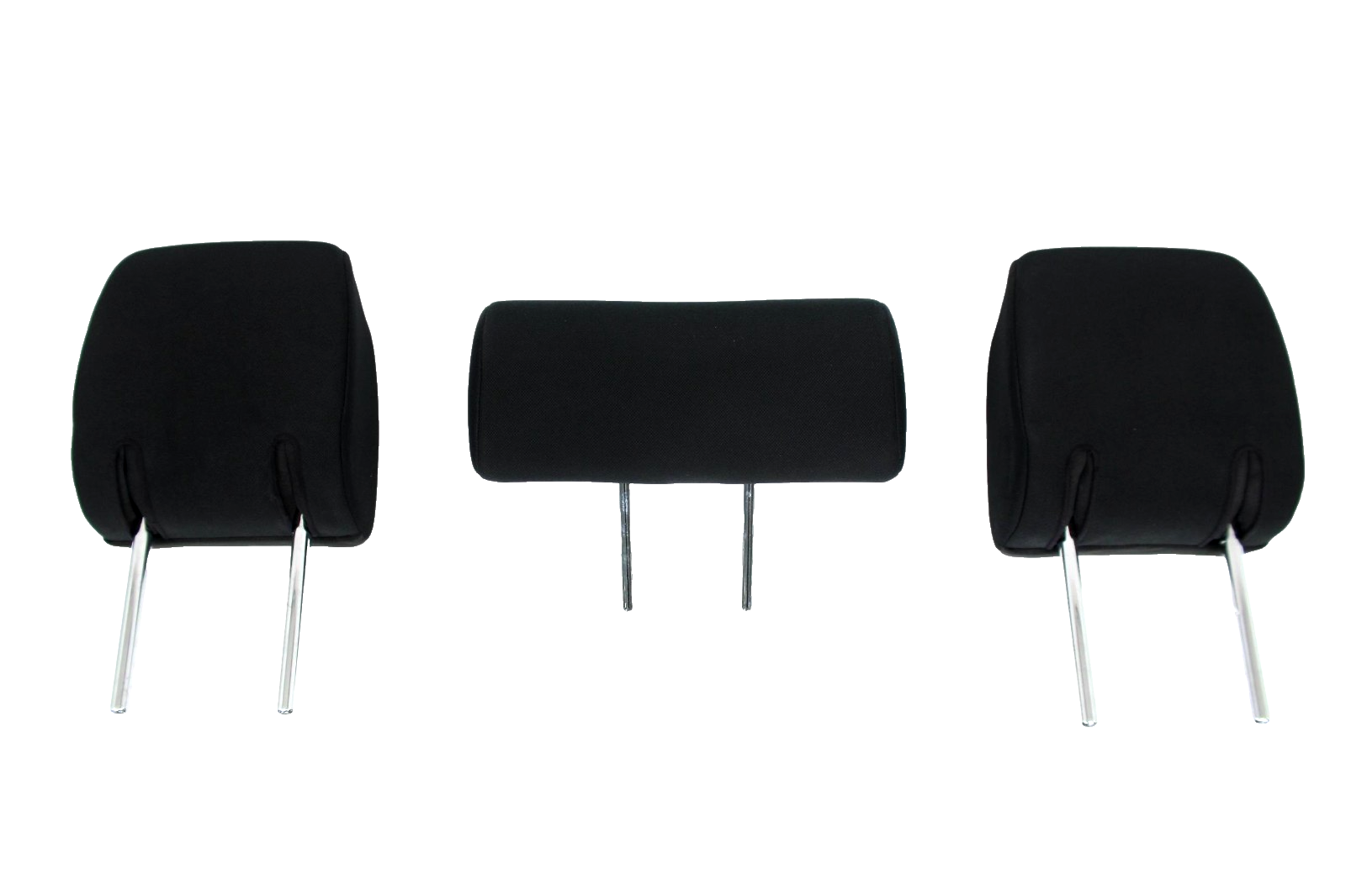 2014-2024 Toyota 4Runner Rear 2nd Row Seat Headrests Set, Black Cloth Graphite