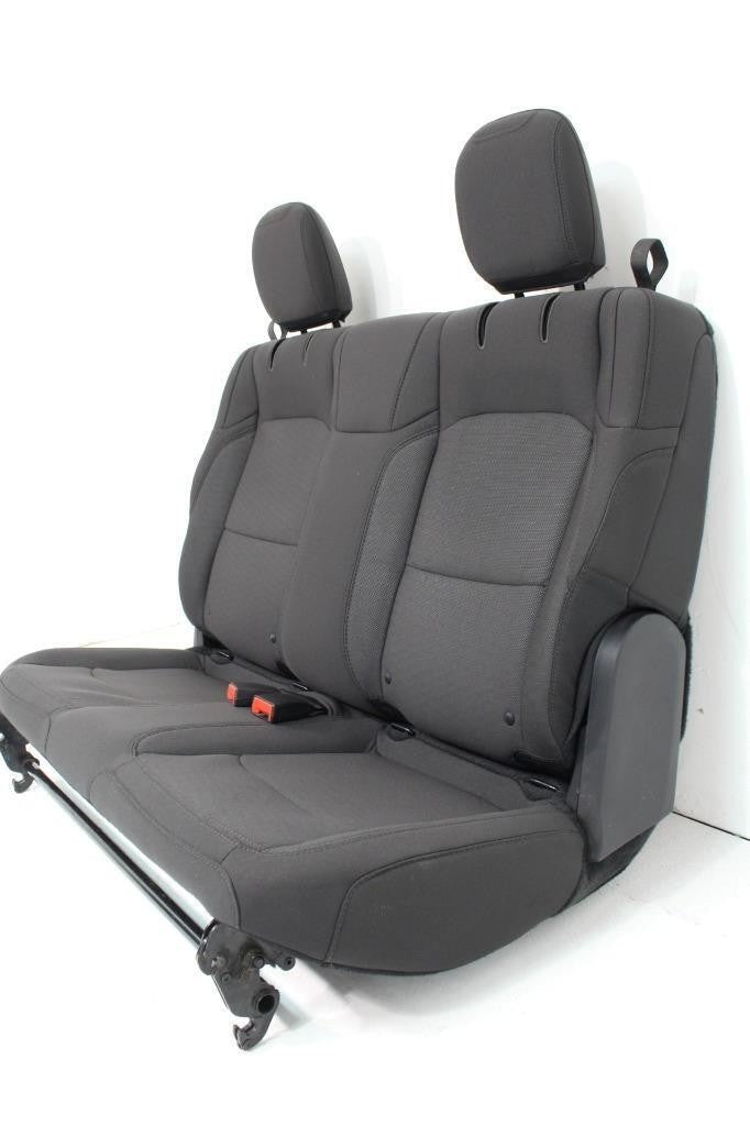 2019 - 2024 Jeep Wrangler JL 2-Door Rear Seat, Black Cloth Folding Bench OEM
