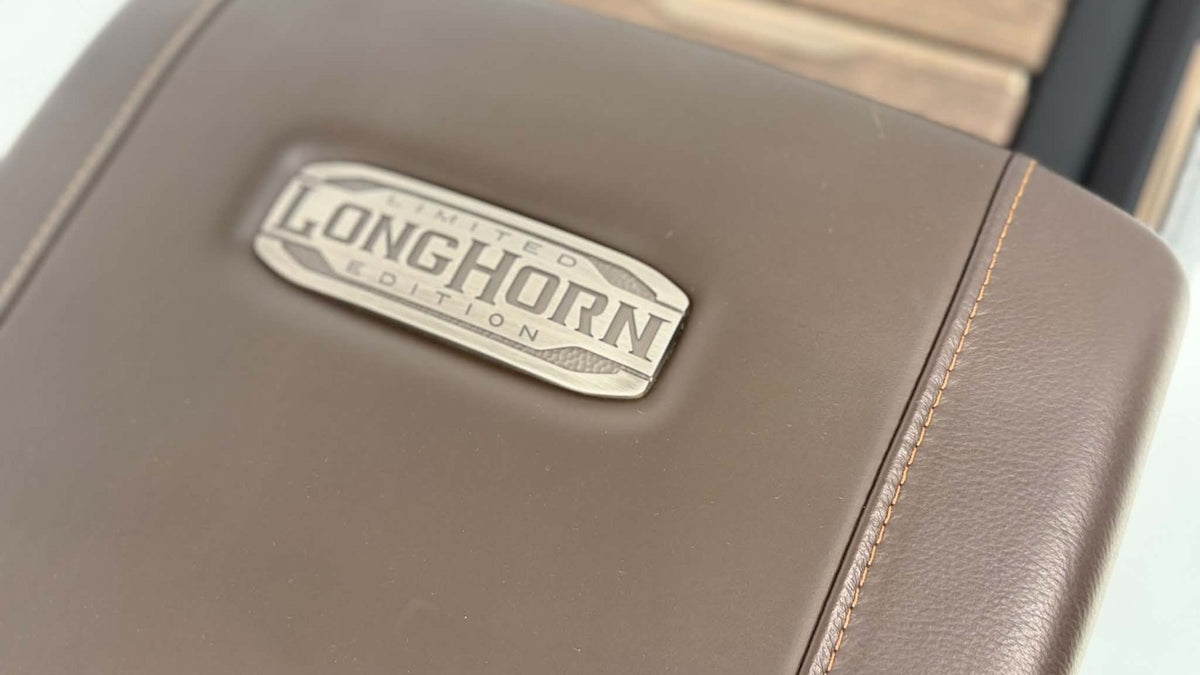 2019 - 2026 DT Ram 1500 Center Console, Brown Leather LONGHORN Wireless Charging