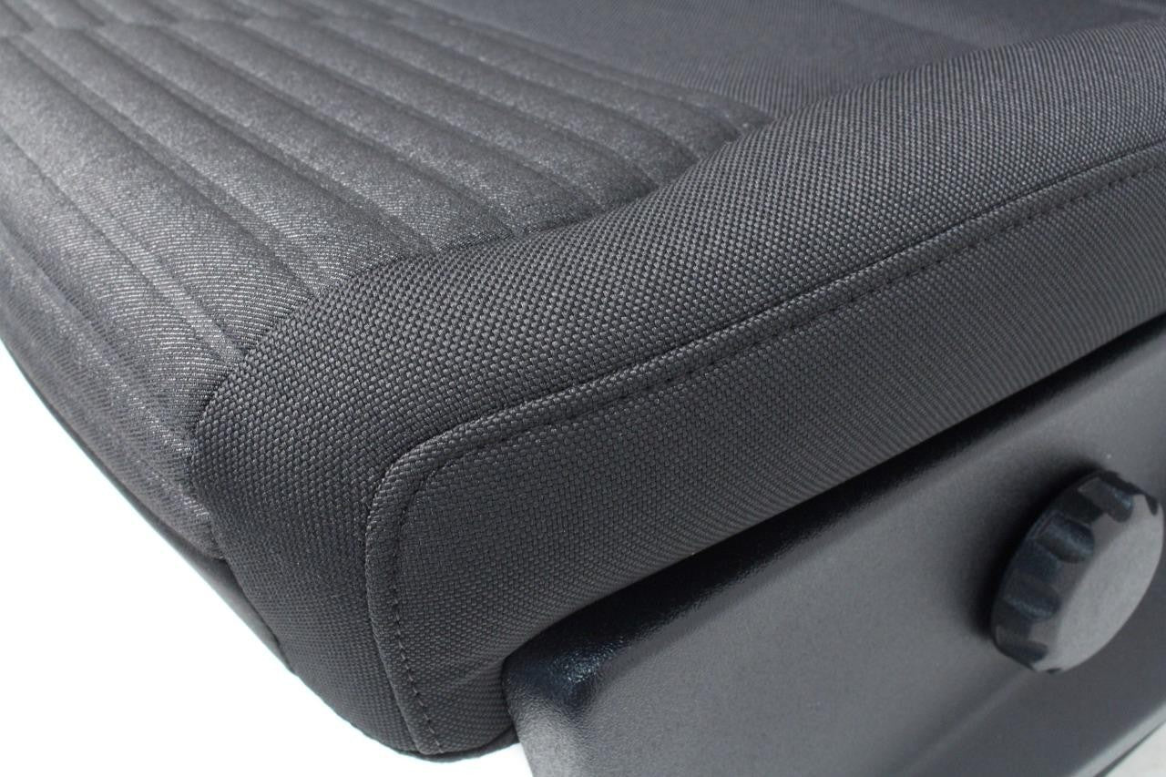 2015 - 2026 Ford F150 & Super Duty Seats, STX Black Cloth Manual w/ Lumbar