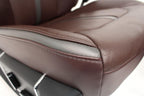 2015 - 2022 Ford F150 Super Duty Platinum Seats Set, Brunello Leather Heat Cool