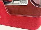 88-94 Chevy GMC Silverado Suburban C/K OBS Front Door Panels, Garnet Red MINT