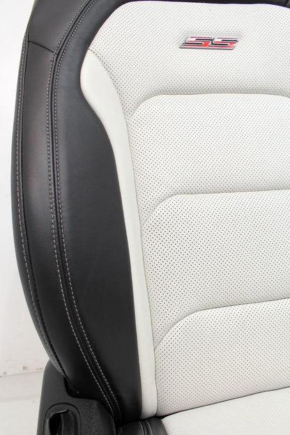 Chevy Camaro Seats SS WHITE 2024 2023 2022 2021 2020 2019 2018 2017 2016