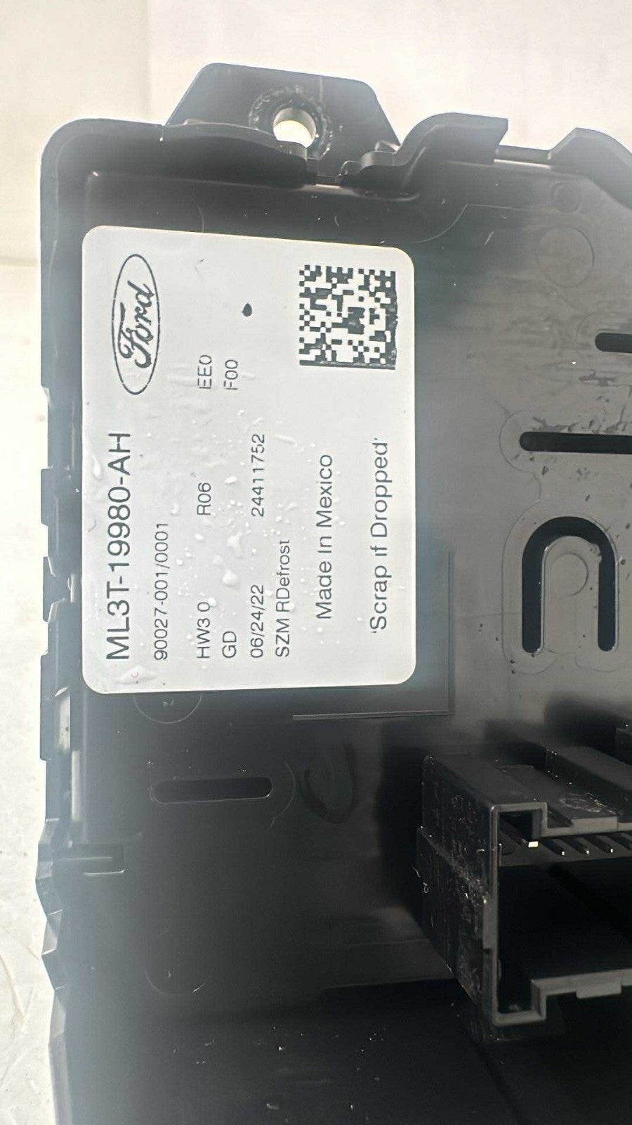 2021 - 2025 Ford F150 Manual Climate Control HVAC Switches ML3T-19980-AH