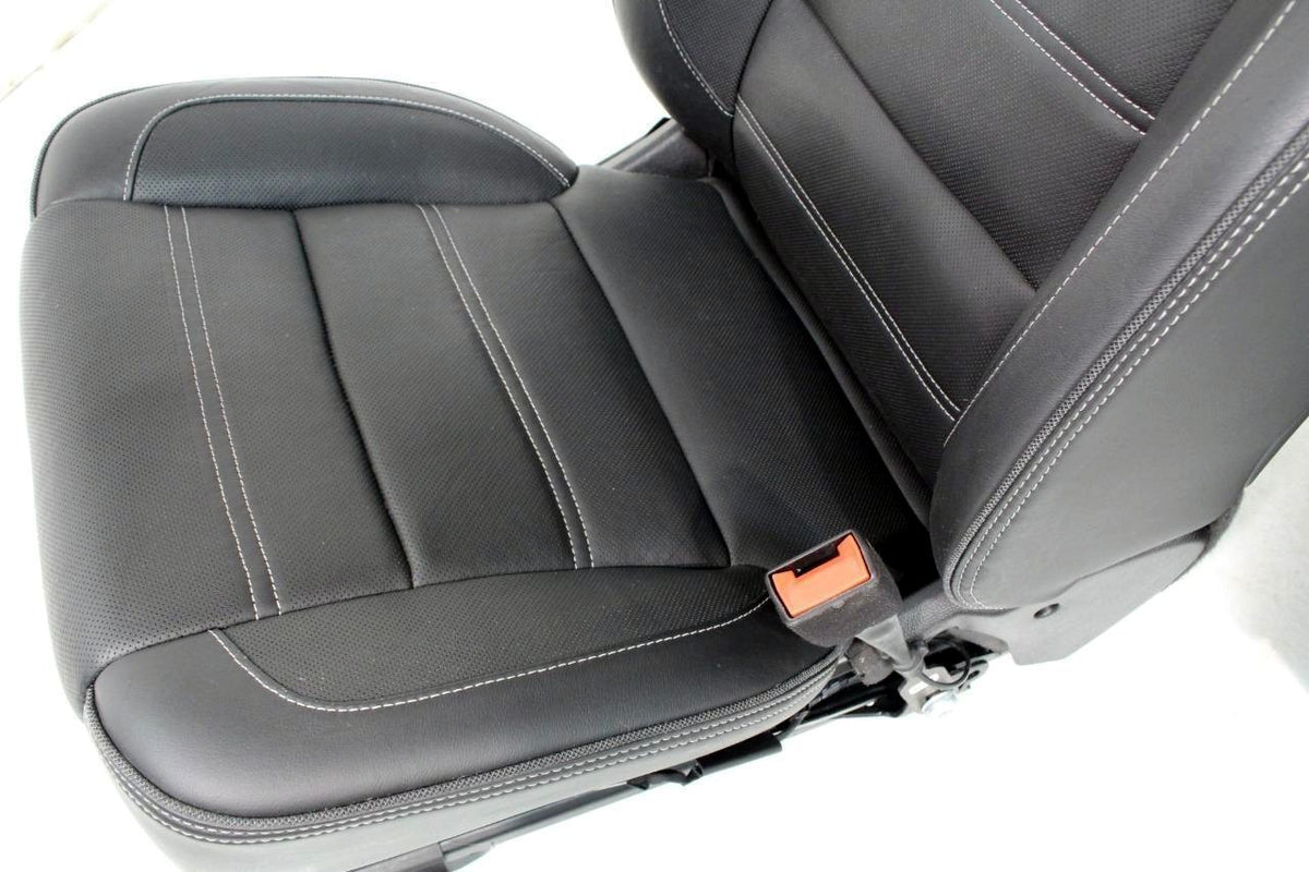 2015-2017 GMC Yukon Denali Front Seats, OEM Black Leather Heated Cooled