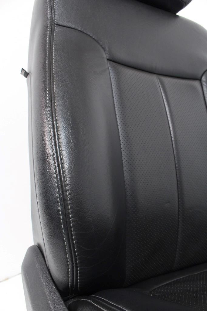 1999 - 2016 Ford Super Duty Front Seats, Lariat Black Leather, Power Heat Cool