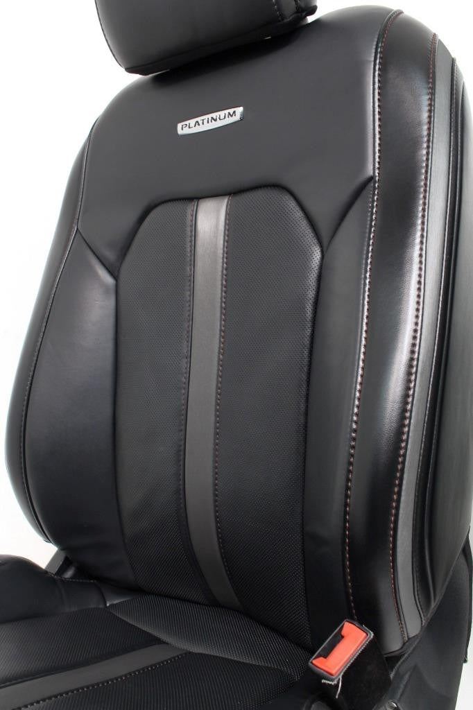 2015 - 2022 Ford F150 Super Duty Platinum Front Seats, Black Leather Heat & Cool