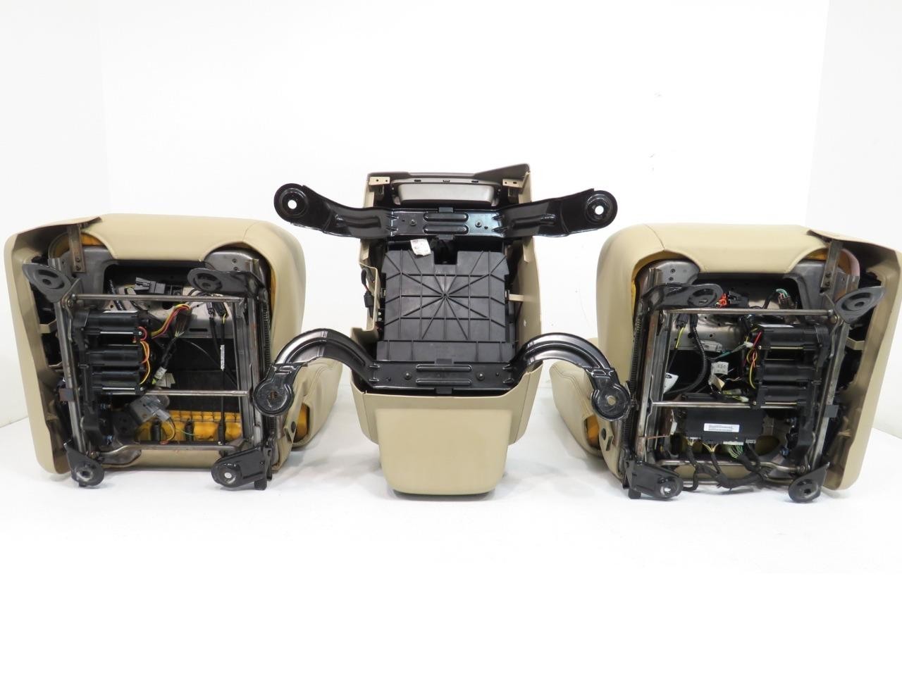 Ford Super Duty Tan Leather Heated Front & Rear Seats F250 F350 F450 F550 F650