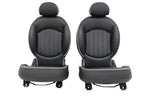 2011-2016 Mini Countryman R60 Seats, Lounge Leather Front Rear Bucket Set Black