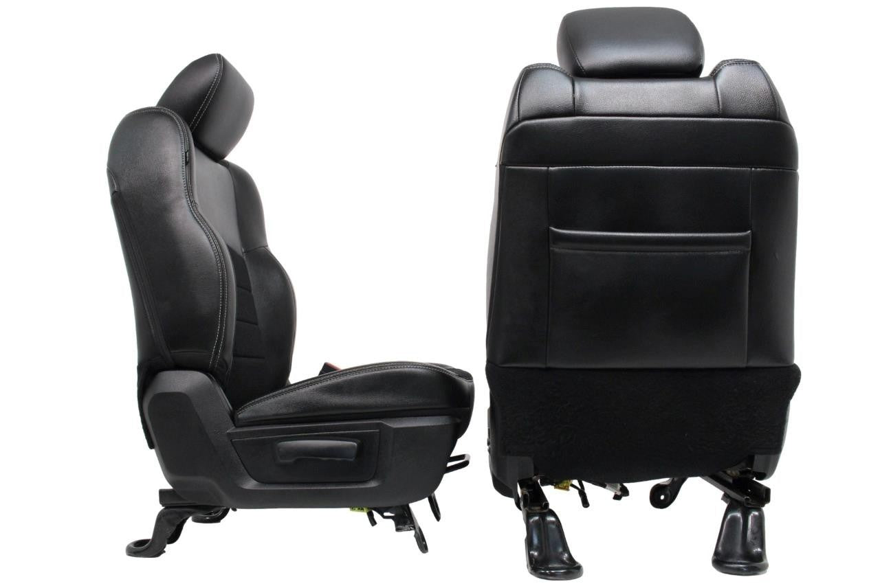 2002 - 2018 Dodge Ram Front Bucket Seats, Sport Black, OEM Powered Heated