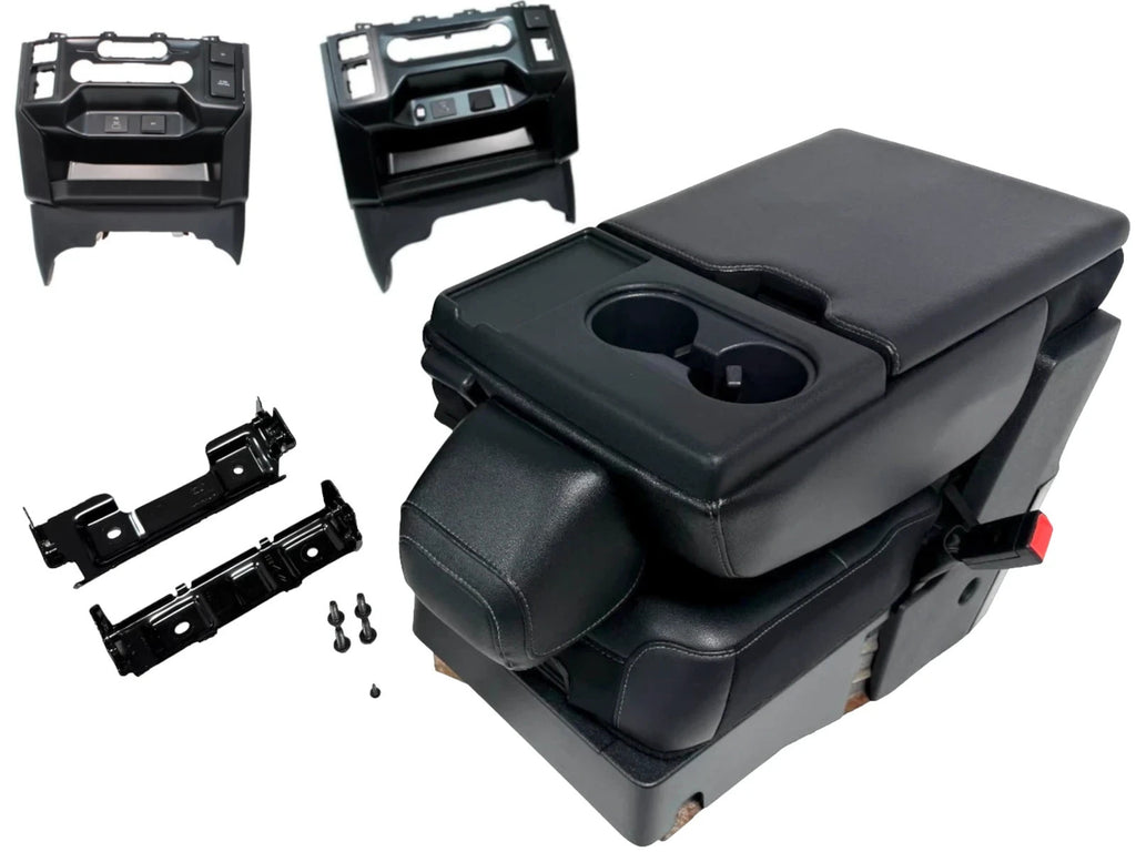 2021-2026 F150 Super Duty Console → Jump Seat Conversion Kit, Black Leather Used