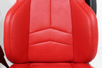 2020 - 2025 Chevy Corvette C8 Seats GT1 Adrenaline Red Leather 8-Way Power