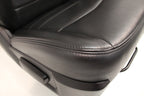 2002 - 2018 Dodge Ram Seats Set, Crew Cab Roadwire Black Leather w/ Power Driver