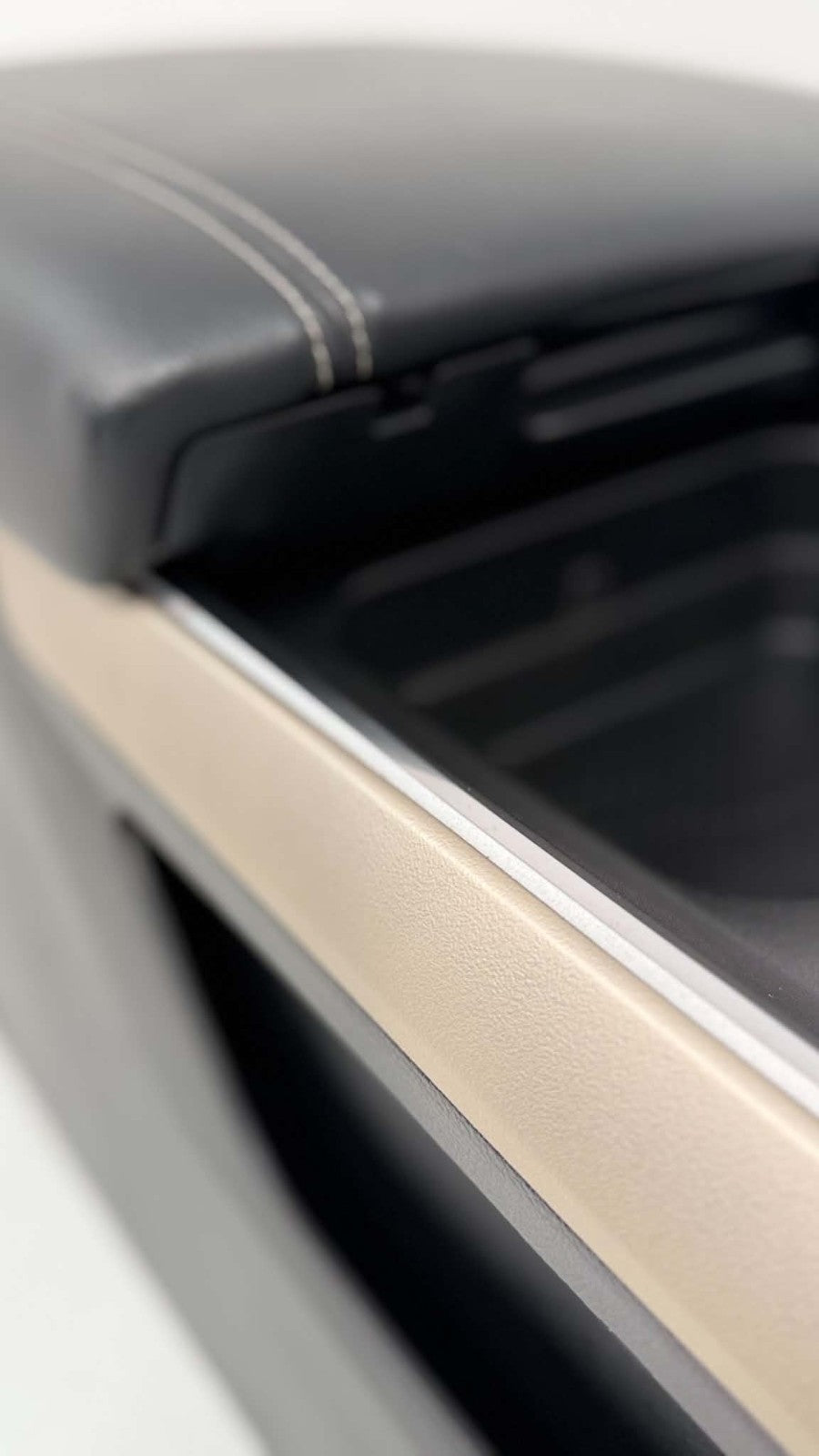 2019 - 2026 DT Ram 1500 Center Console, Black Leather, Light Bronze Trim