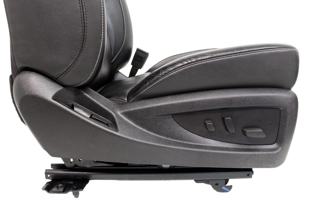 2014 - 2019 GM Sierra Silverado LTZ Front Seats, Black Leather, Powered Heated