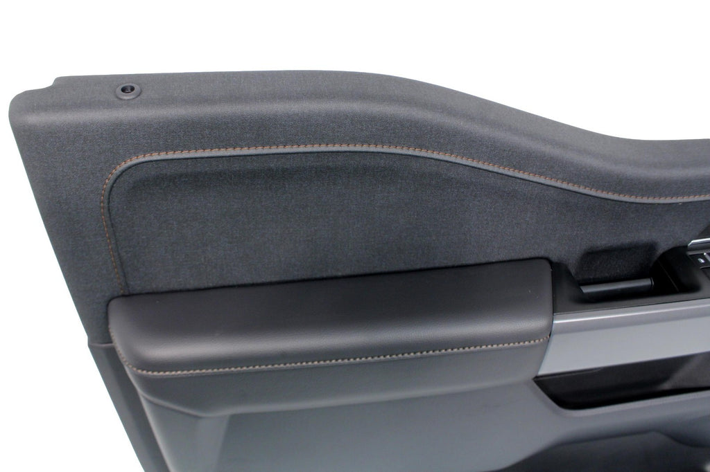 2021-2026 Ford F-150 Lariat Front Door Panel Pair, Black B&O Sound Ambient OEM