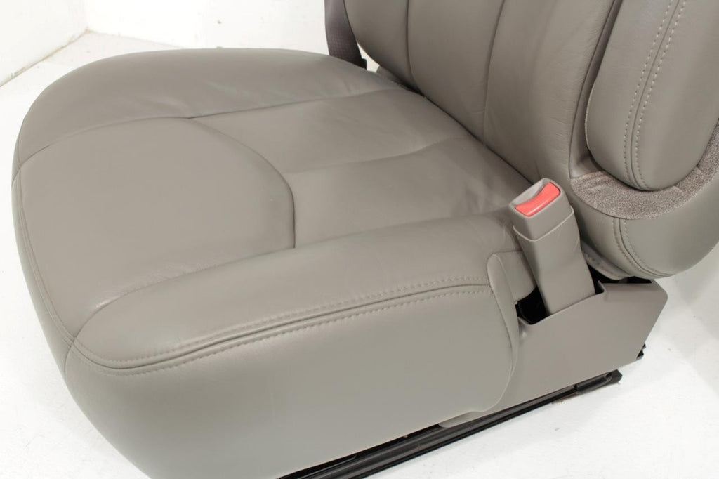 99 - 06 Silverado Sierra Tahoe Yukon Heated Power Leather Seats Pewter Gray OEM