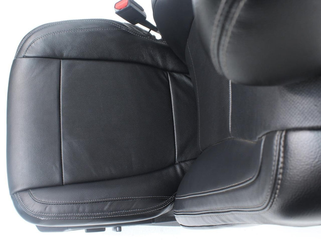 2015-2022 Ford F150 Super Duty Lariat Front Seats, Black Leather Heat Ventilated