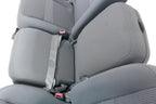 2002 - 2009 Dodge Ram Split Bench Seat, Slate Gray Cloth w/ Power Driver, Lumbar