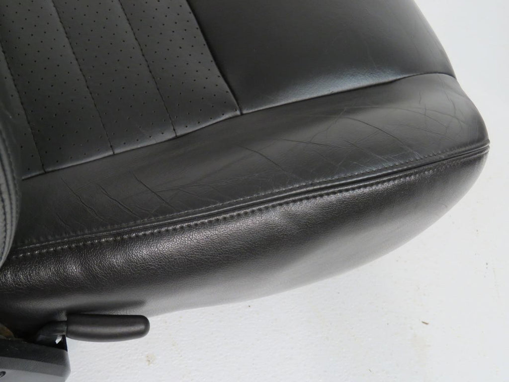 1994 - 2004 Ford Mustang Convertible Seats, GT Black Leather w/ Power Driver OEM
