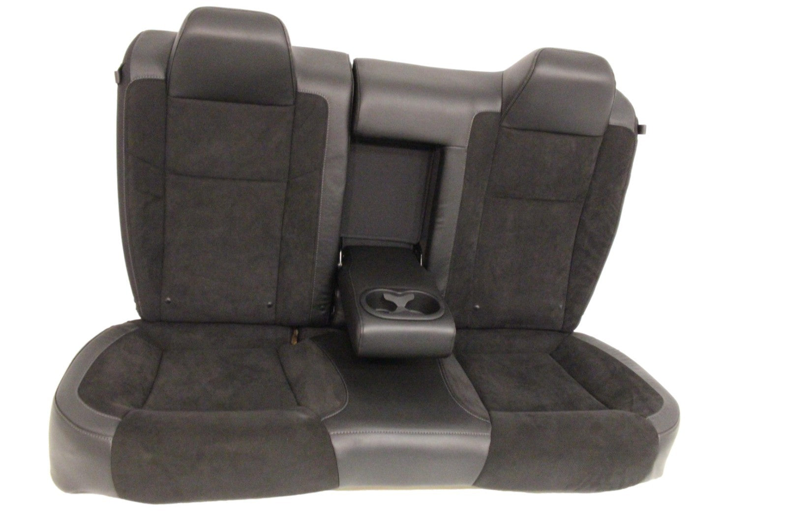 2008 - 2023 Dodge Challenger Seats Set,  Black Leather Suede w/ T/A Embroidery
