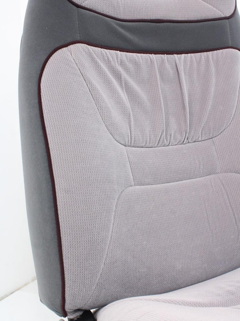 Ford Econoline Front Bucket Seats, Powered Gray Cloth w/ Folding Armrests, 1997+