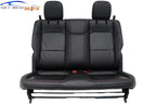 2018 - 2026 Wrangler JL 2-Door Rear Seat, Black Leather w/ Rubicon Red Stitching