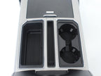 15-22 Ford Truck Center Console & Install Kit w/o Shifter - Black Leather Lariat