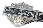 2003 - 2007 Ford F250 Super Duty Harley Davidson Fender Emblems Badges Pair OEM