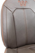 2015-2022 Ford F150 Super Duty Seats Set, King Ranch Java Brown Leather Crew Cab