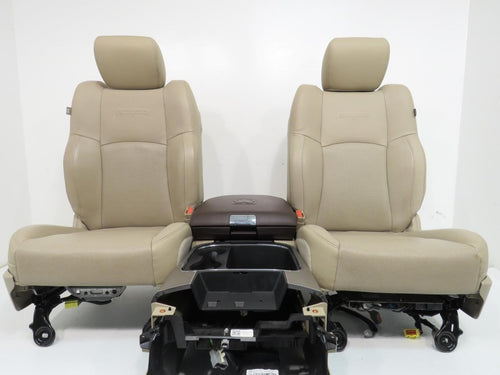 2013 - 2018 Dodge Ram Seats & Console, Tan Leather Laramie Heated Cooled