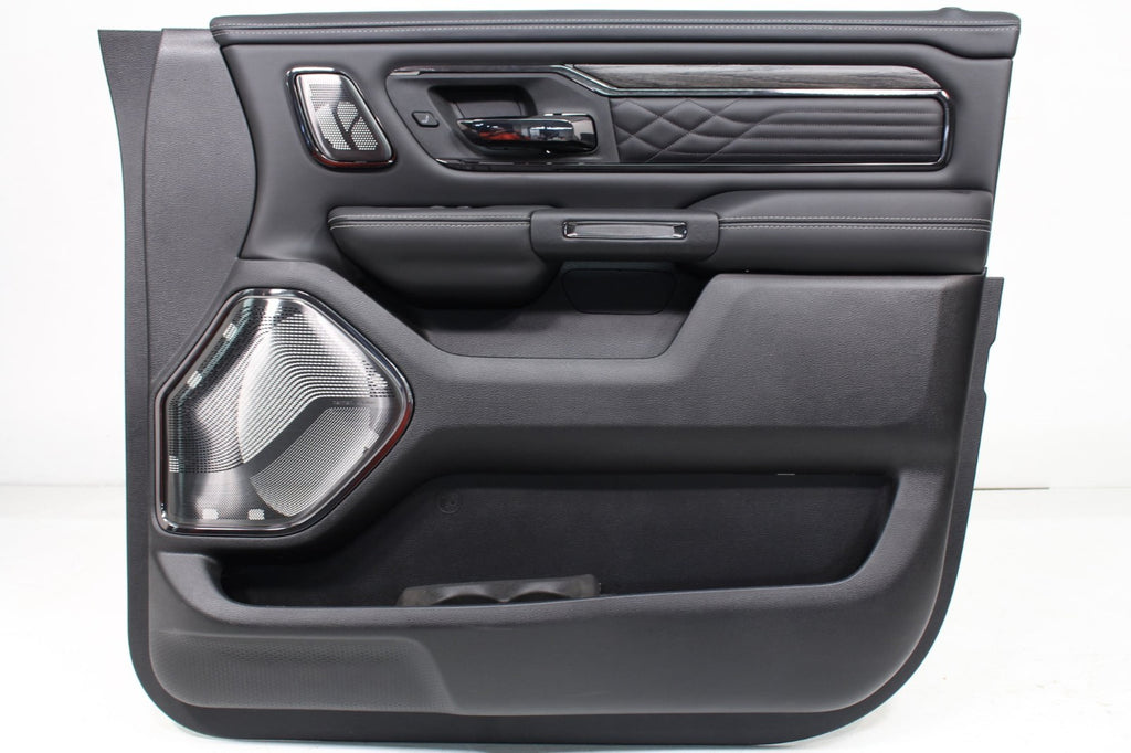 2019-2026 Ram 1500 Door Panels, Crew Cab Limited Black Quilted Leather, 0 MILES