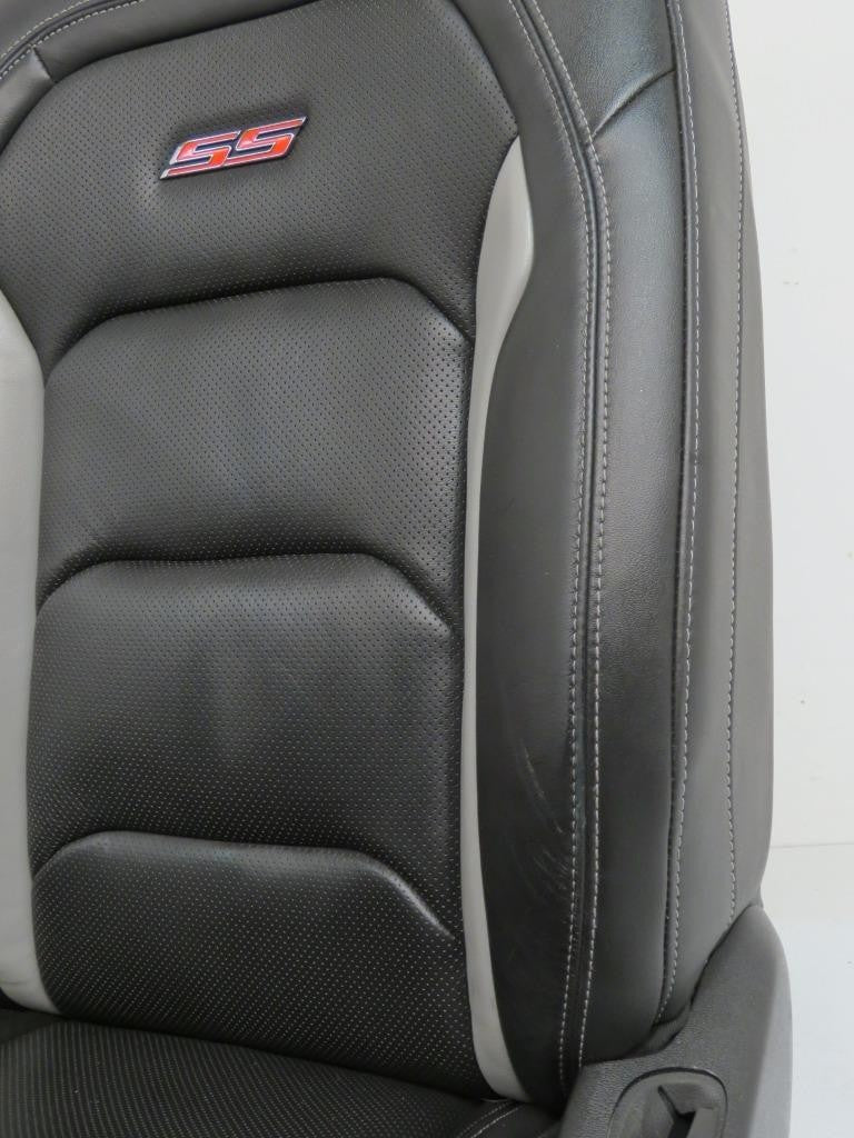 2016 - 2024 Camaro Seats, Front Rear Coupe, 2SS Black Leather Heated Ventilated