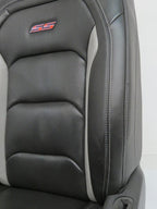 2016 - 2024 Camaro Seats, Front Rear Coupe, 2SS Black Leather Heated Ventilated
