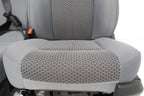 1999 - 2016 Ford Super Duty Front Seats, XL Steel Gray Cloth Bench w/ Jumpseat