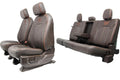 2015-2022 Ford F150 Super Duty Seats Set, King Ranch Java Brown Leather Crew Cab